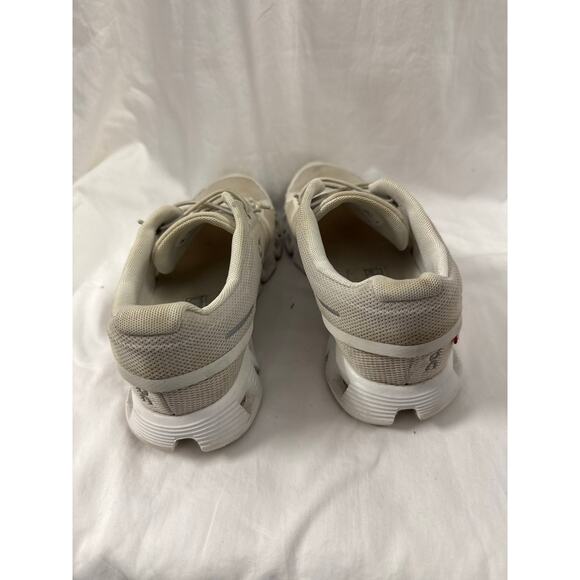 On Cloud 6 White Gray Lace Sneakers Sz 6/EU37 (as is) GS - Picture 4 of 8